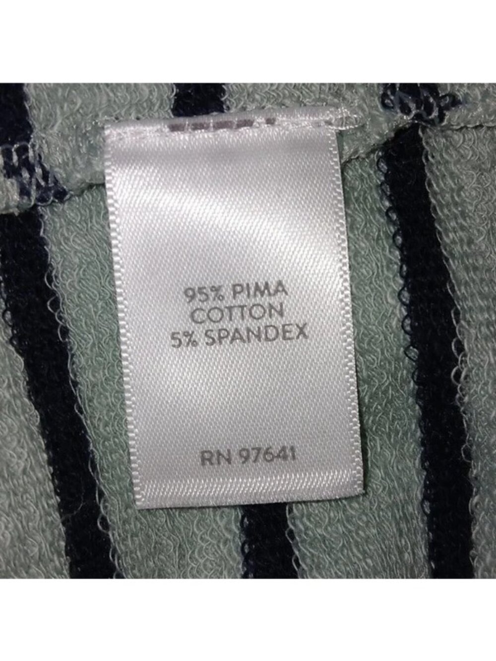 J. Jill Mint Green Striped Tunic Dress - Picture 4 of 5